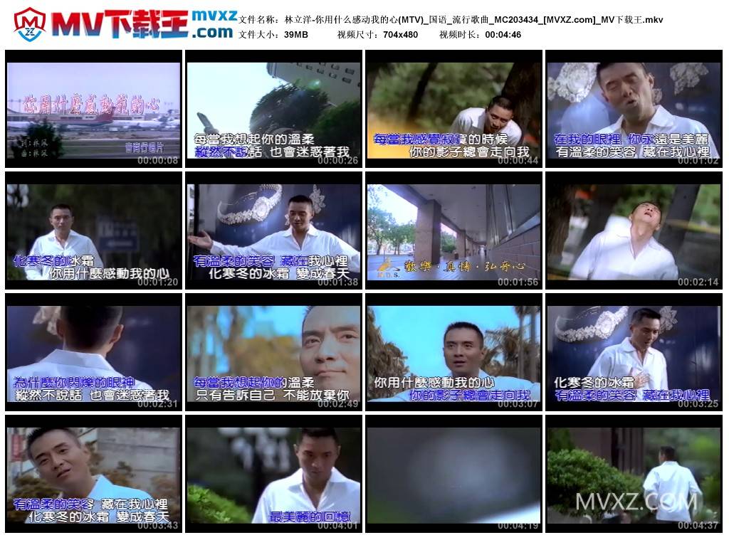 林立洋-你用什么感动我的心(MTV)_国语_流行歌曲_MC203434